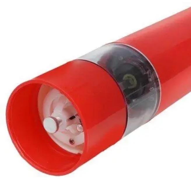 Мельница для специй с подсветкой 22 см Красная (ОДКХ-910-2) - фото 2