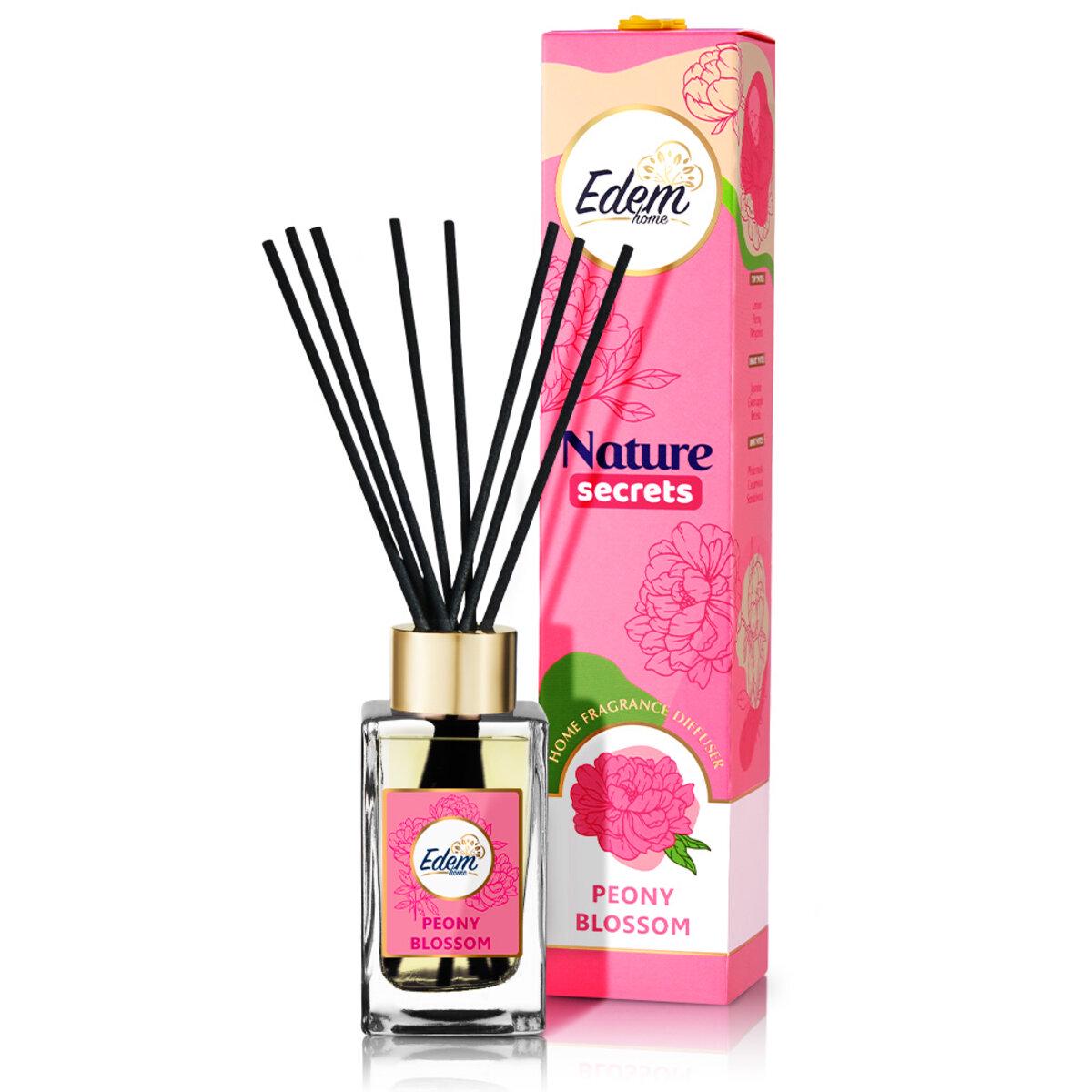 Аромадифузор з паличками Edem Nature Secrets-Peony blossom 90 мл - фото 1 Аромадифузор з паличками Edem Nature Secrets-Peony blossom 90 мл - фото 1