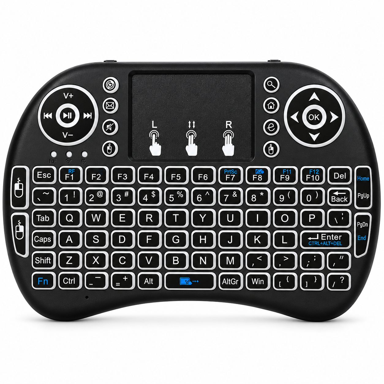 Беспроводная мини-клавиатура UKC i8 MWK08 для Smart TV и Android Черный (56371)
