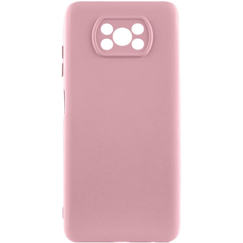 Противоударный чехол Silicone Cover Lakshmi Full Camera (AAA) для Xiaomi Poco X3 NFC / Poco X3 Pro  РОЗОВЫЙ / PINK SAND - фото 1