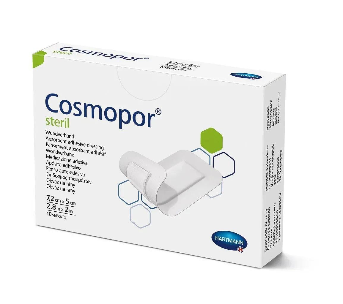 Пов'язка стиральна пластирна Cosmopor Steril 7,2x5 см 1 шт.