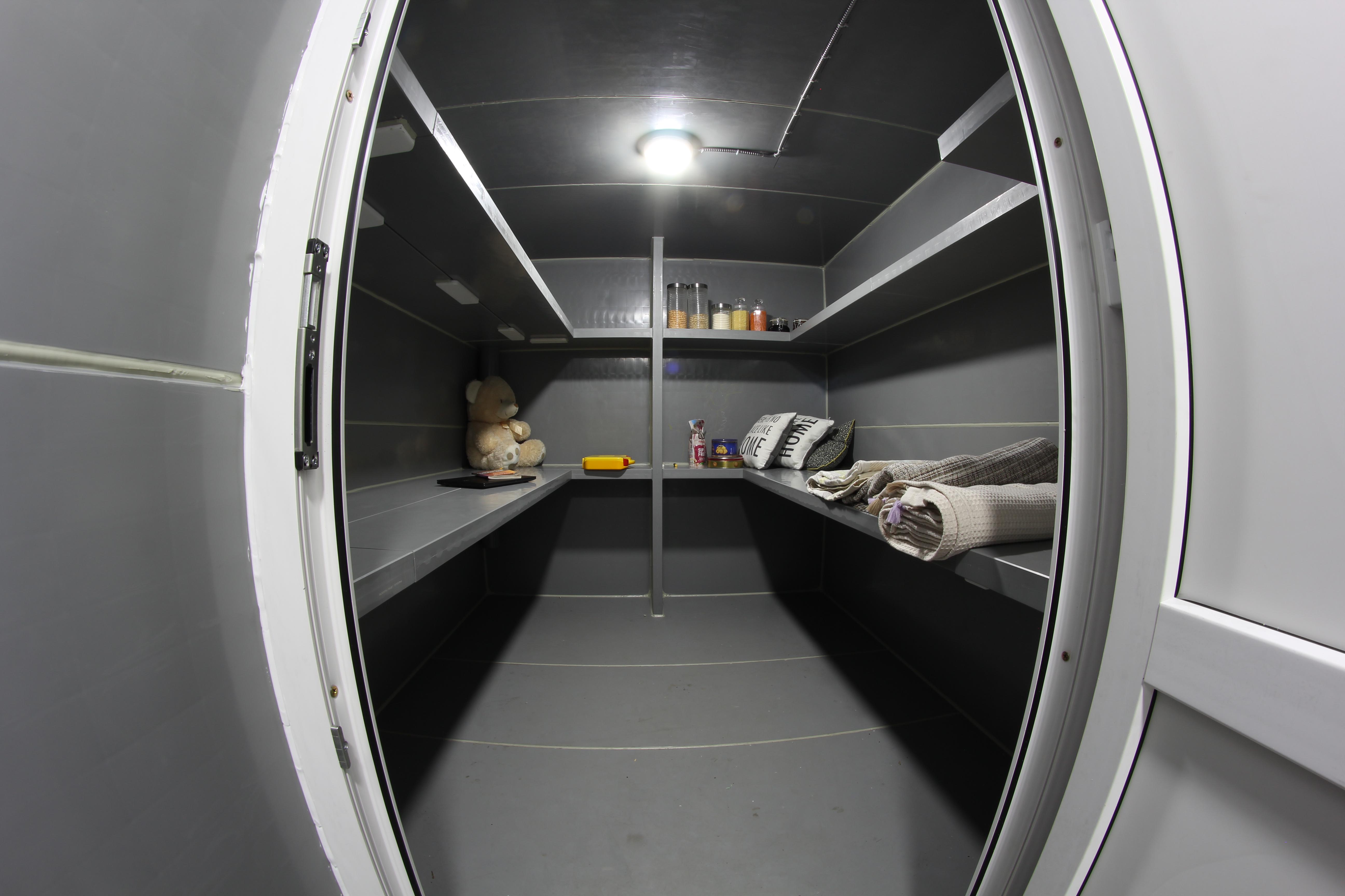 Укриття модульне підземне Shelter Paneltim для приватного використання двокімнатне з вертикальним входом 2000x5200x2100 мм - фото 6