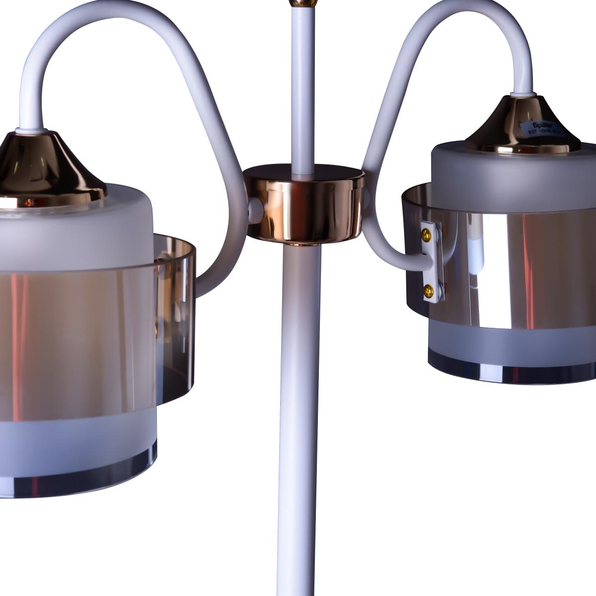 Торшер LK-729F/2 E27 WH+FG - фото 3