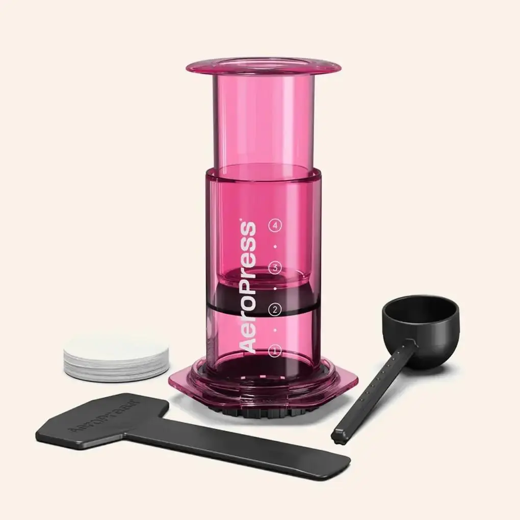 Аэропресс для приготовления кофе AeroPress Inc Clear Pink (90PK05)