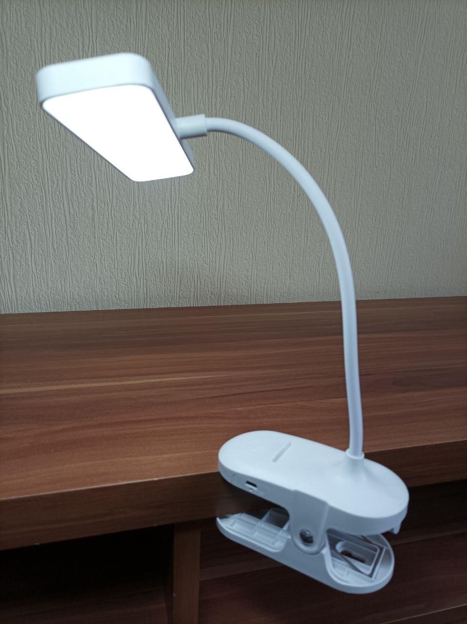 Лампа на прищіпці Li-ion 4000 mAh 16 LED з підставкою під смартфон USB Білий (1772177502) - фото 7 Лампа на прищіпці Li-ion 4000 mAh 16 LED з підставкою під смартфон USB Білий (1772177502) - фото 7