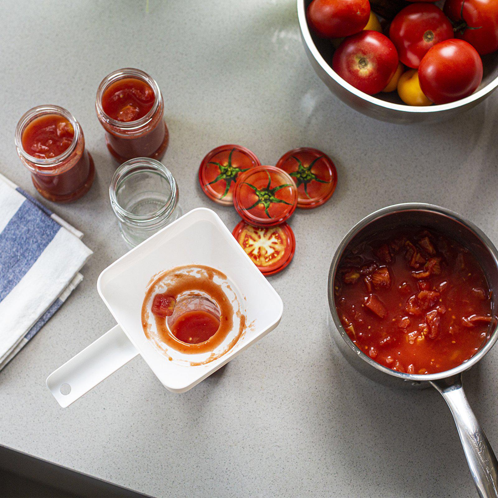 Лейка для консервирования Browin квадратная Красный (139199) - фото 7