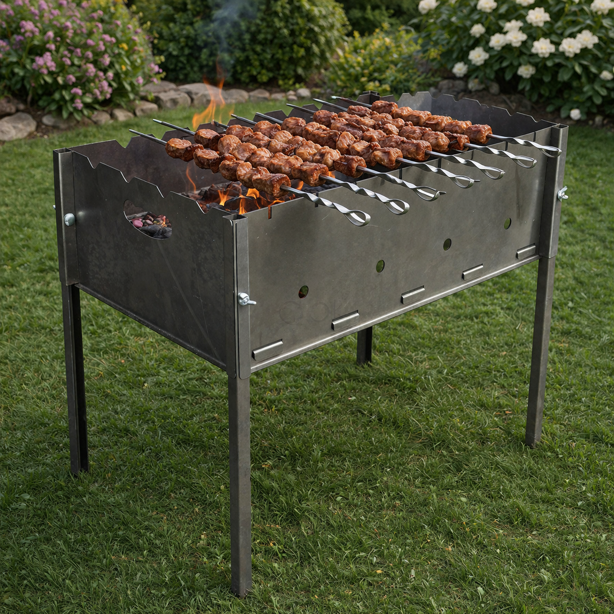 Мангал разборный Jooki Турист на 8 шампуров 0,8 мм (10148)