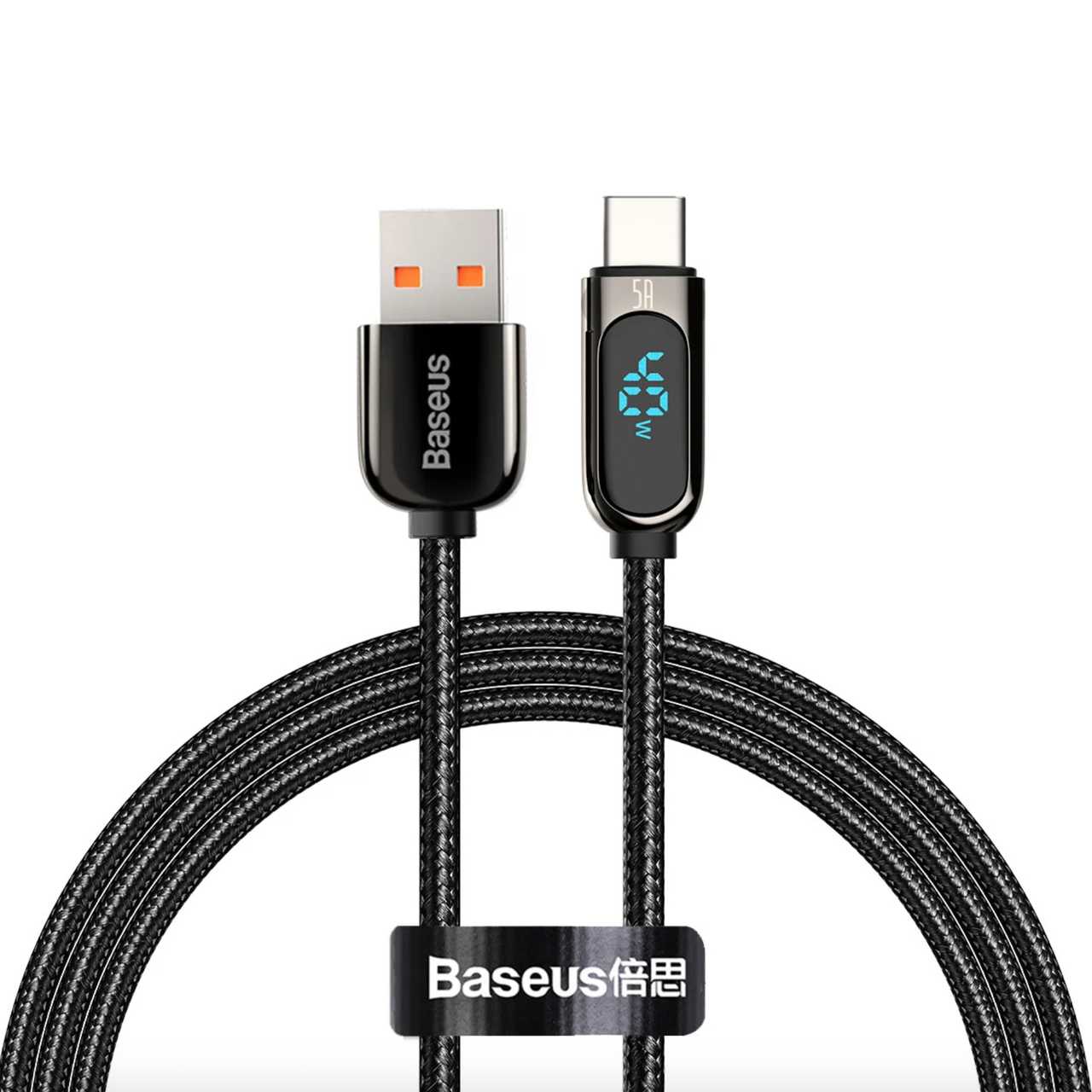 Кабель синхронізації Baseus Display 5A Fast Type C 1m Cable, Black