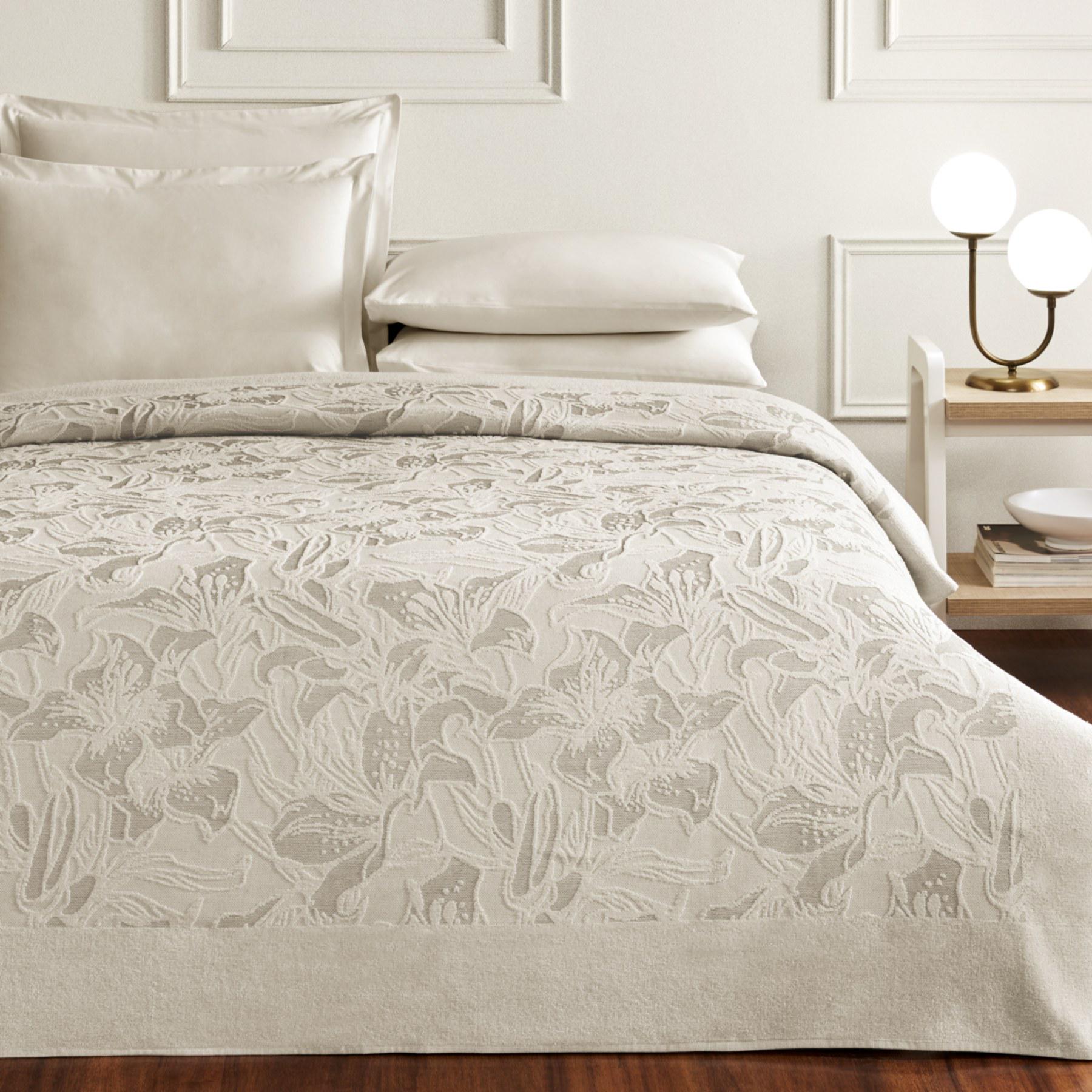 Покривало махрове Tivolyo Home Alva bej 160x220 см полуторне (2000022282970)