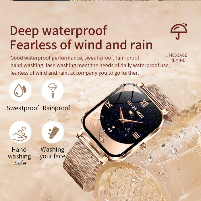 Смарт-годинник UWatch Smart Miami Gold (2076) - фото 5 Смарт-годинник UWatch Smart Miami Gold (2076) - фото 5