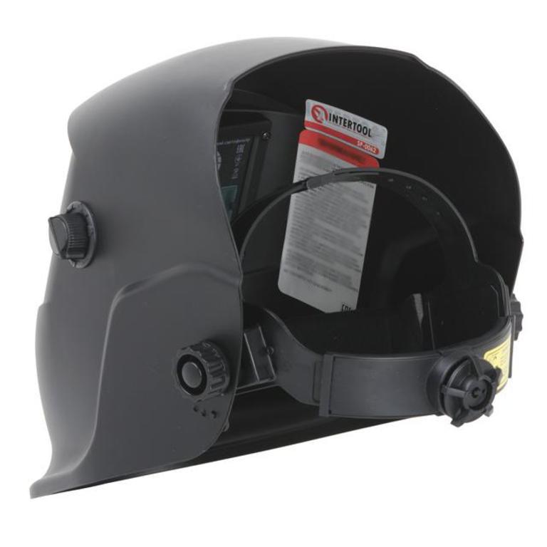 Маска сварщика Intertool Хамелеон класс светофильтра 1/2/1/2 2 сенсора DIN9-13 плавная регулировка (000026881) - фото 4 Маска сварщика Intertool Хамелеон класс светофильтра 1/2/1/2 2 сенсора DIN9-13 плавная регулировка (000026881) - фото 4