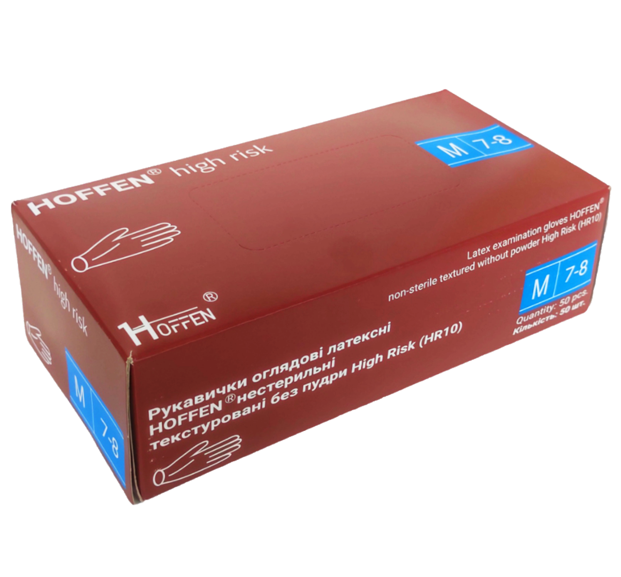 Перчатки латексные Ambulans M 50 шт. (3081)