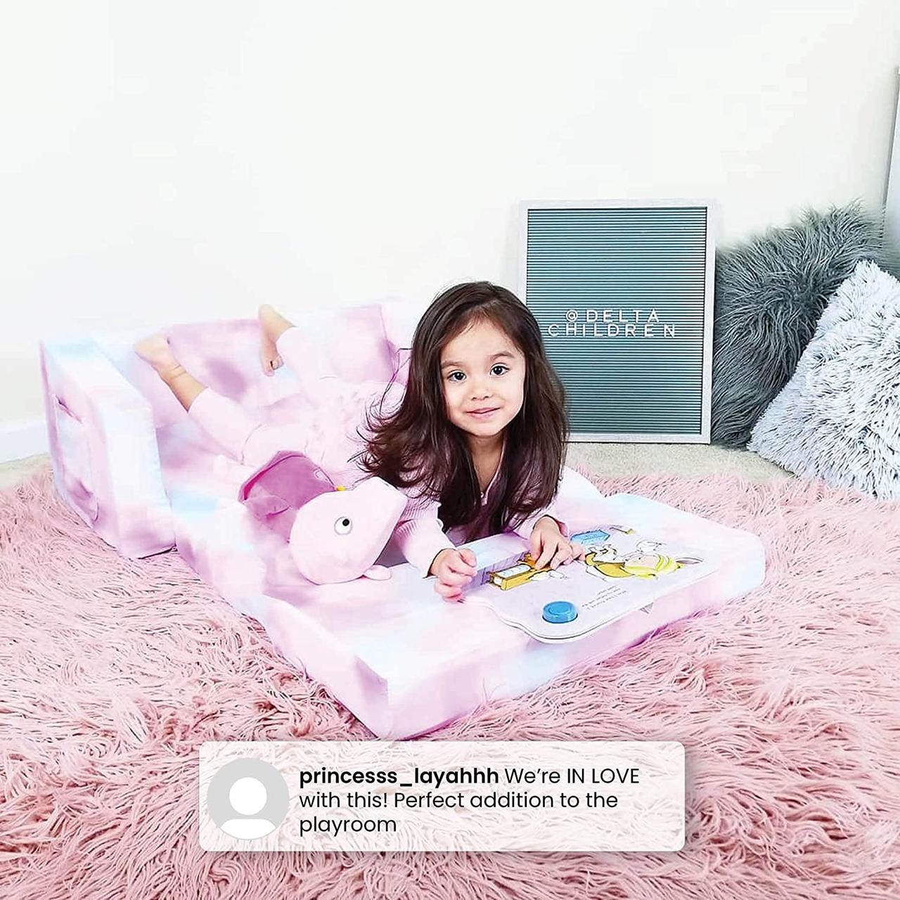 Раскладной диван-шезлонг 2в1 Розовый - фото 5