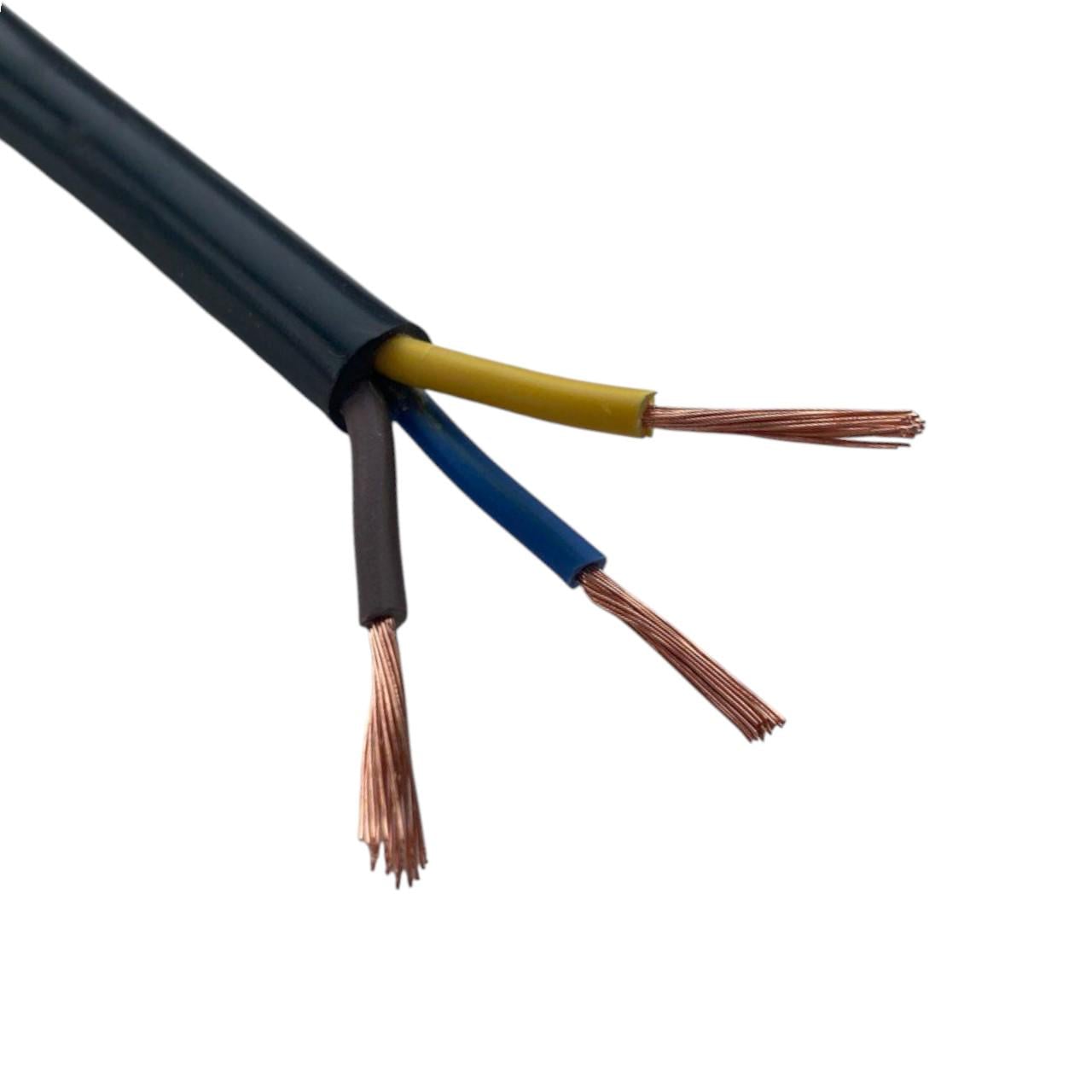 Провід ПВС 60 м 3х1 мм Чорний