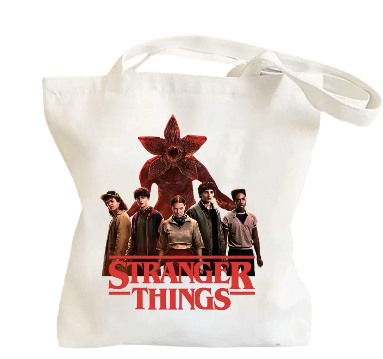 Шопер Stranger Things Белый (2897702187)