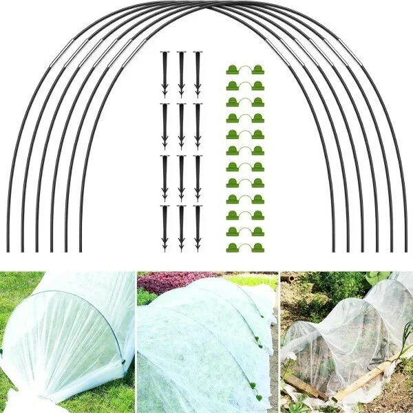 Каркас для теплицы из прочного стекловолокна 60х40 см 10 м (C00629-2) - фото 2 Каркас для теплицы из прочного стекловолокна 60х40 см 10 м (C00629-2) - фото 2