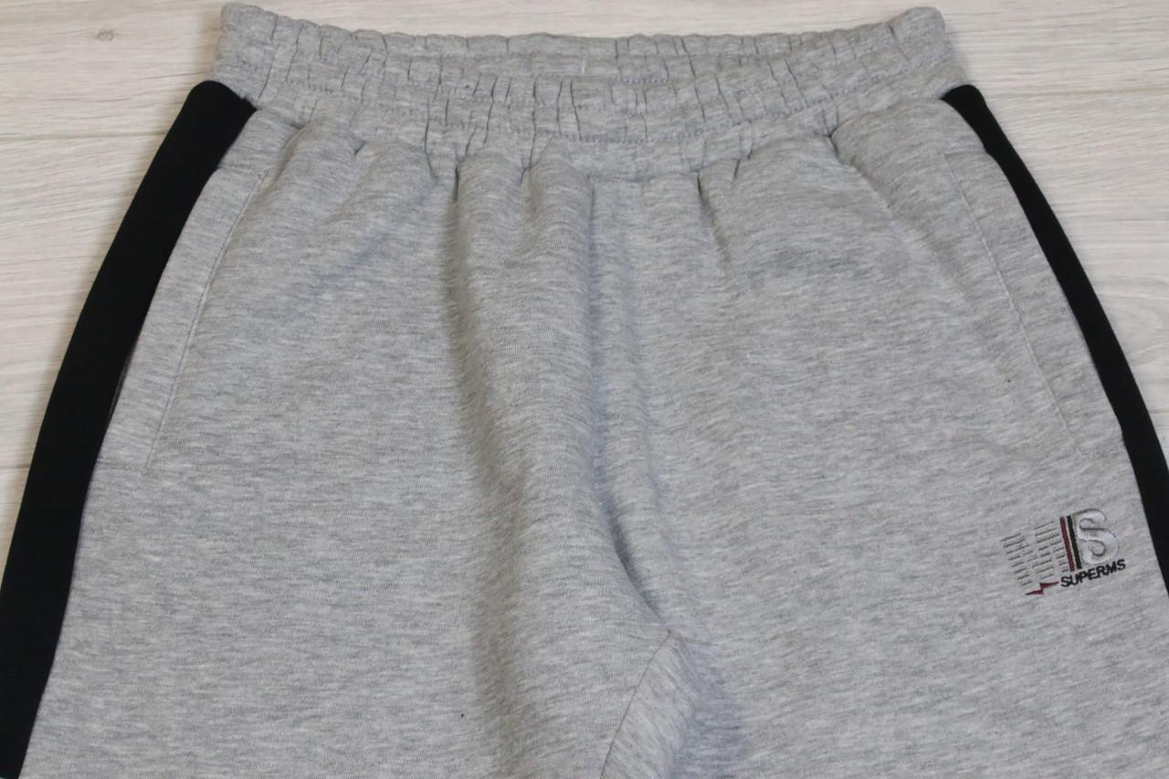 Спортивные штаны мужские Masimar на флисе S Серый (17558) - фото 3