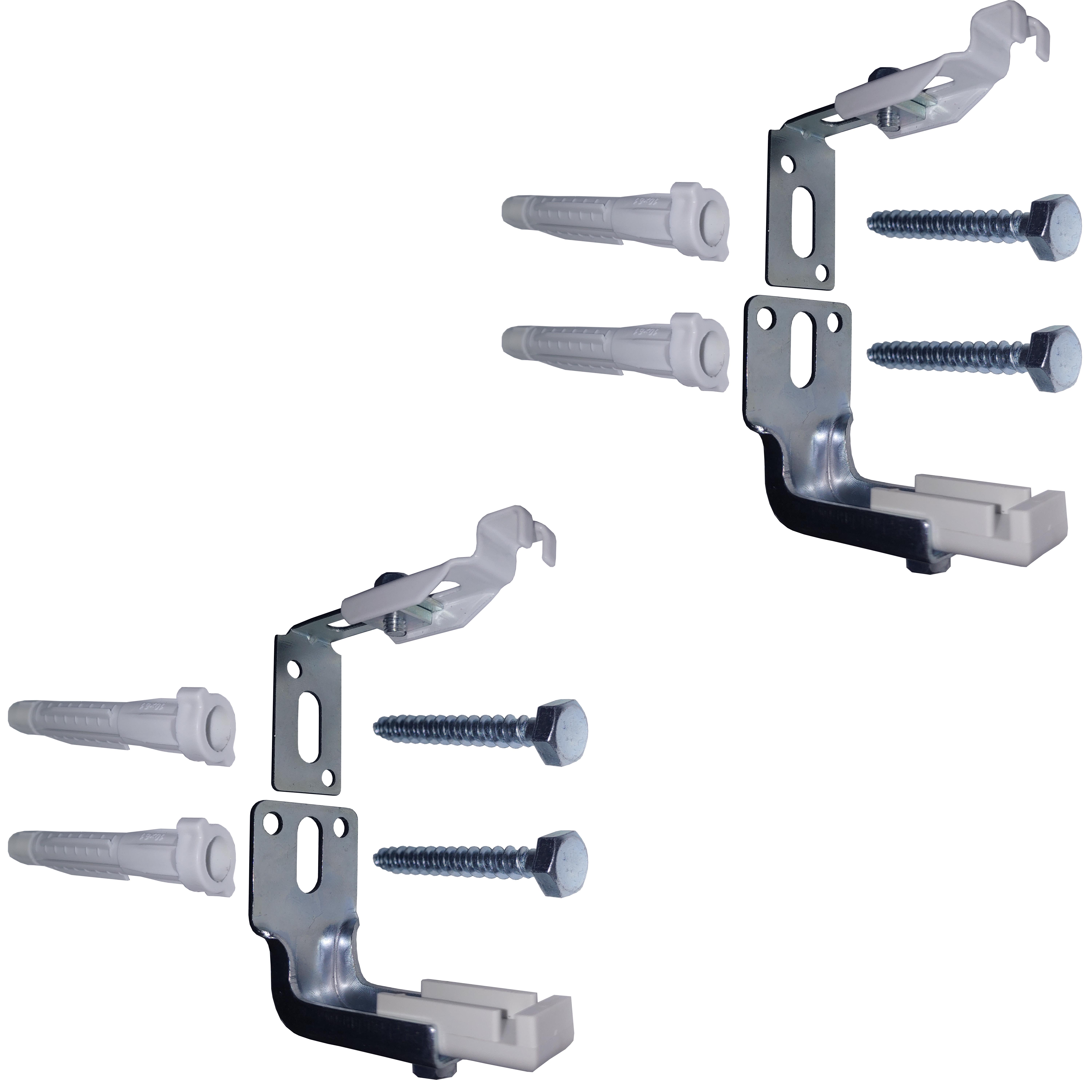 Комплект C-кронштейнов стального радиатора Cristal NS-1018 торцевого крепления (000022880)