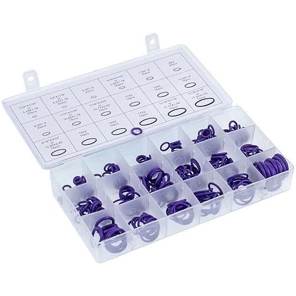 Уплотнители O-Ring W-8085 18 видов 270 шт. для автомобильного кондиционера (00000044022)