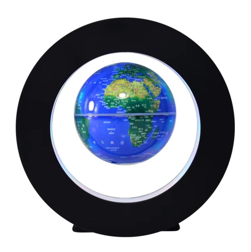 Нічник-інтерактивна лампа SFR-11-2 левітуючий глобус світлодіодний з магнітною левітацією (GLOBSFR112)