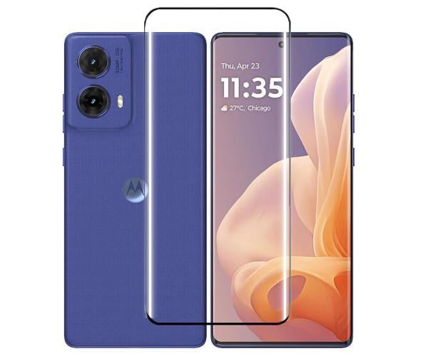 Защитное стекло 3D Full Screen Full Glue Tempered Glass для Motorola Moto G85 / S50 Neo, Black