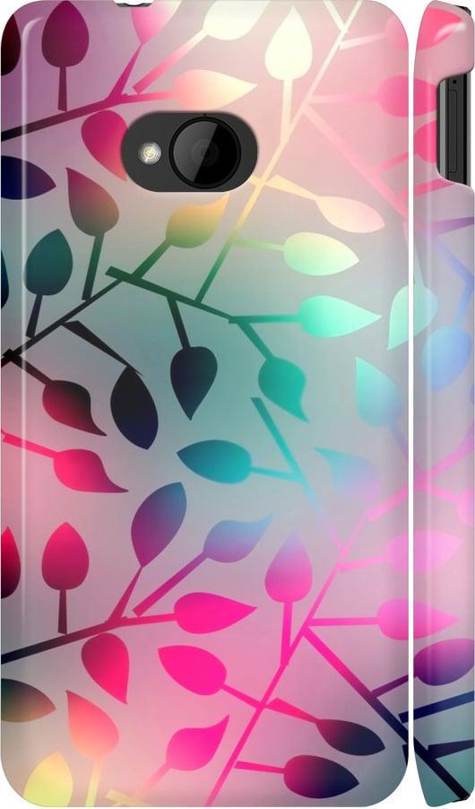 Чехол на HTC One M7 Листья (2235c-36-42517) Чехол на HTC One M7 Листья (2235c-36-42517)