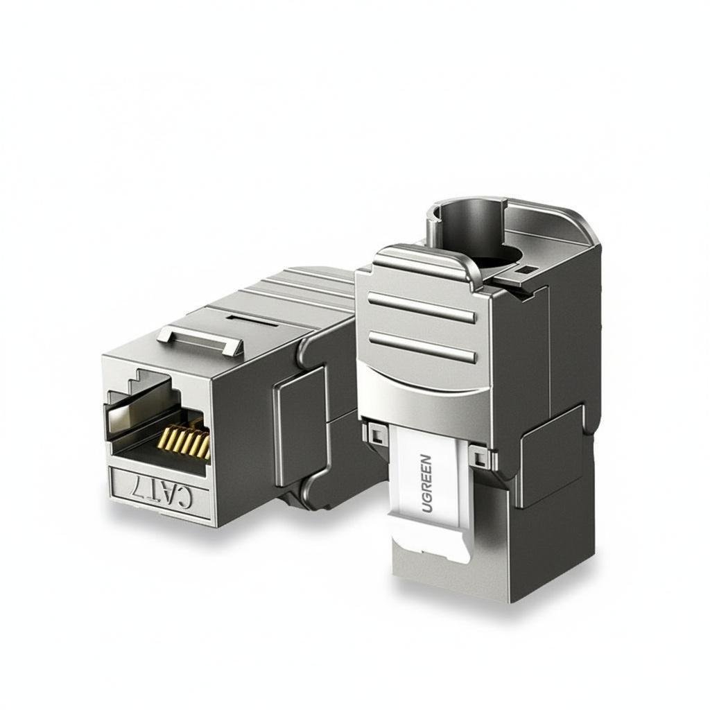 Модуль Ugreen RJ45 CAT.7 Keystone 180° 10 гбіт/с Срібний (29657169) - фото 15 Модуль Ugreen RJ45 CAT.7 Keystone 180° 10 гбіт/с Срібний (29657169) - фото 15