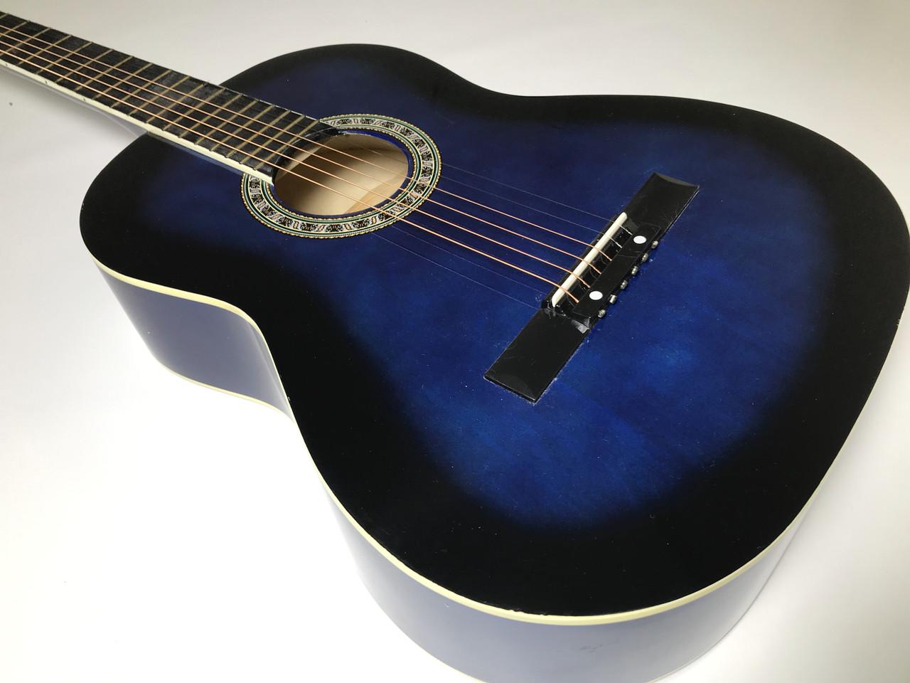 Акустическая гитара Bandes CG-851 39" '' Blue - фото 4