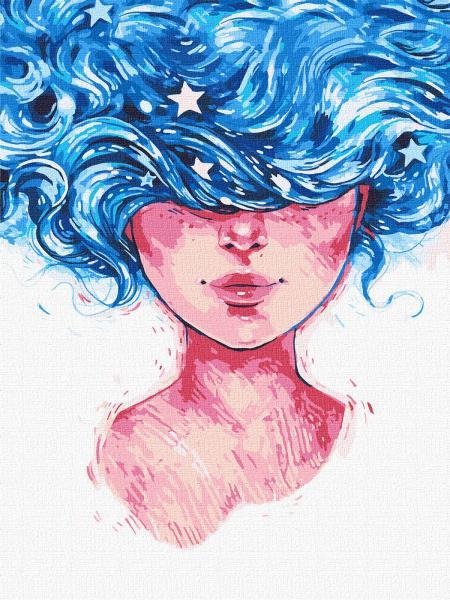 Картина по номерам Идейка Звездное воображение 30х40 см в термопакете (KHO4944)