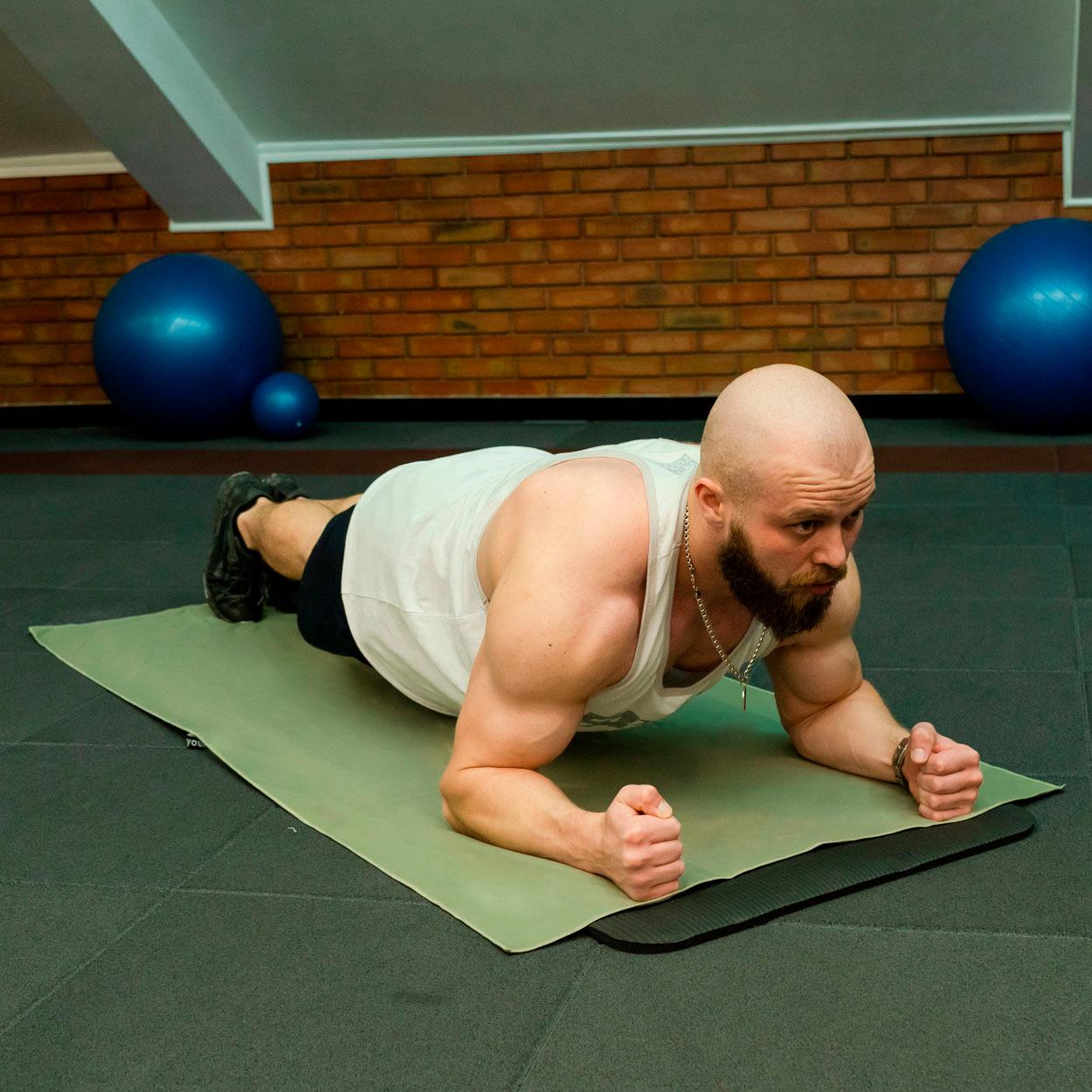 Рушник з мікрофібри спортивний з чохлом Love You 80х180 см Хакі (60159) - фото 5