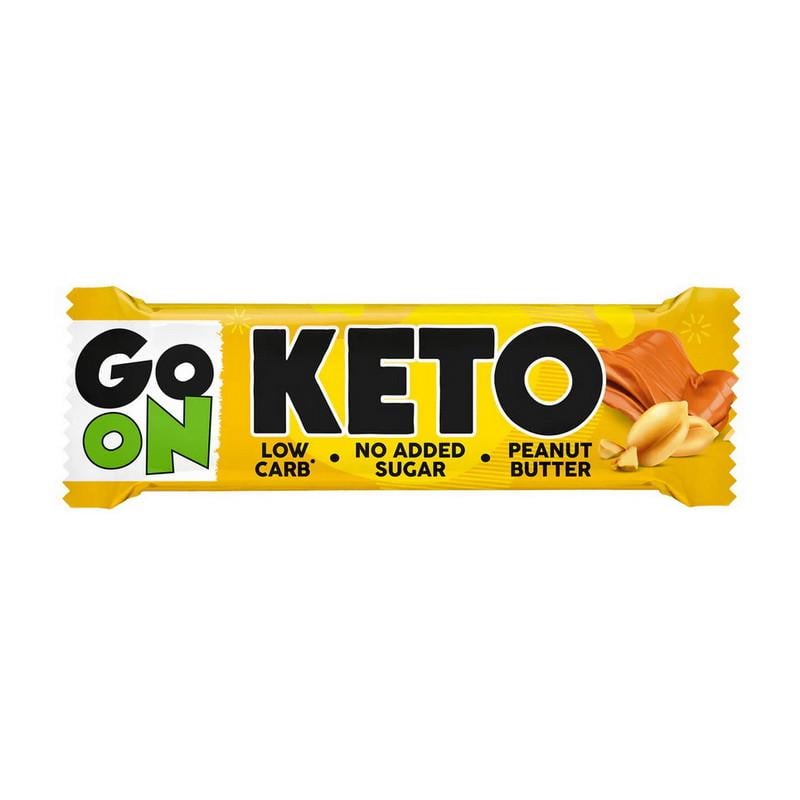 Протеиновый батончик GoOn Nutrition KETO Bar 50 г Арахисовая паста (22115-01) - фото 1