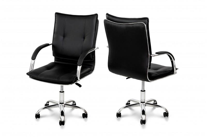 Стул офисный компьютерный Мікс Меблі Клик Черный - фото 2 Стул офисный компьютерный Мікс Меблі Клик Черный - фото 2