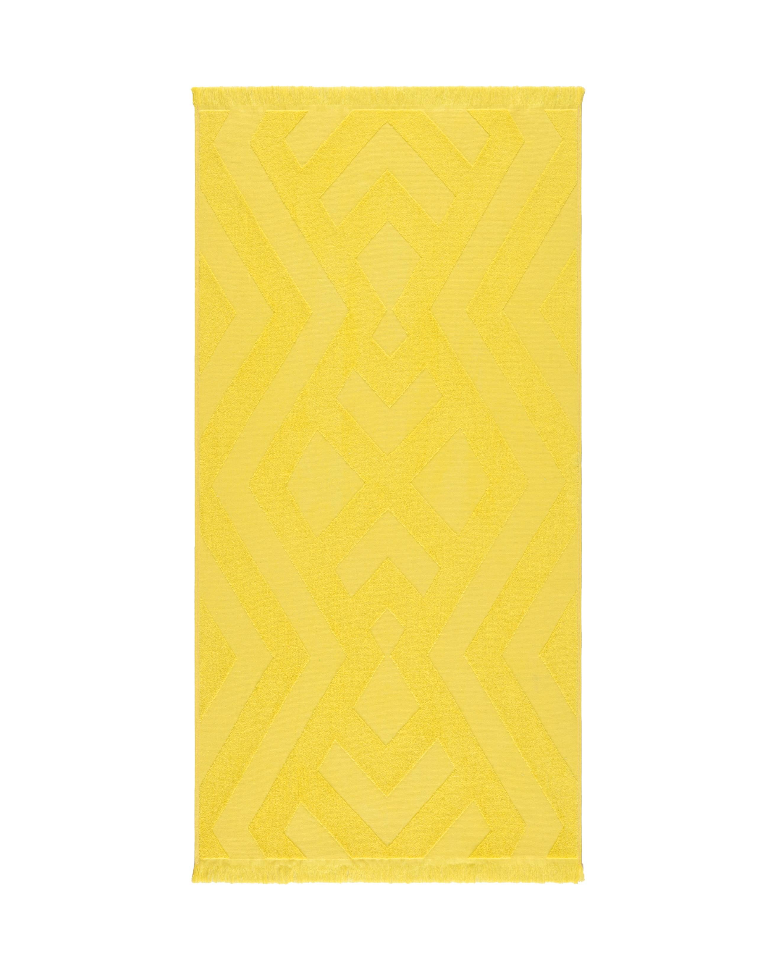 Полотенце пляжное Maisonette MarMaris Peshtemal 75х150 см 350 г/м2 Желтый