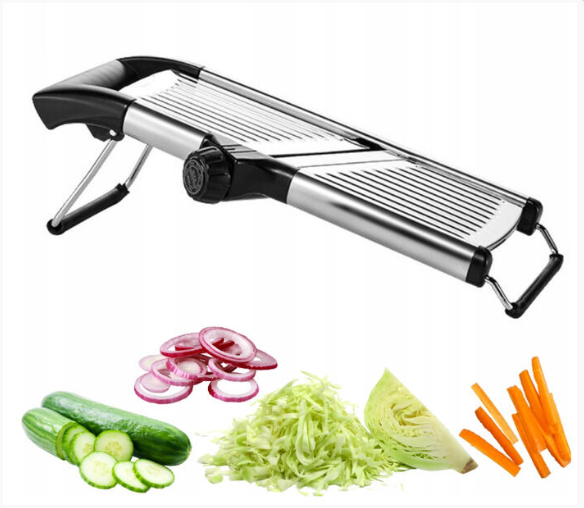 Шинковка-овочерезка Kamille металлическая 40х14,5х13,5 см Черный (3012)