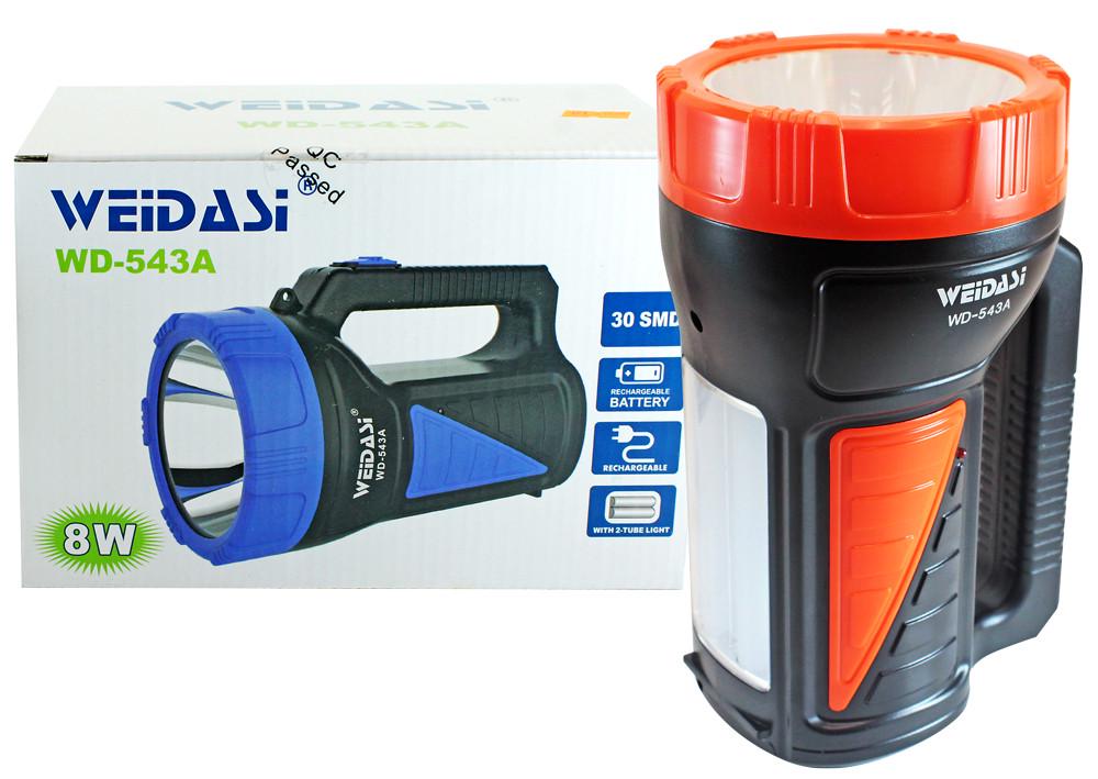 Фонарь-прожектор аккумуляторный WD-543 LED - фото 5