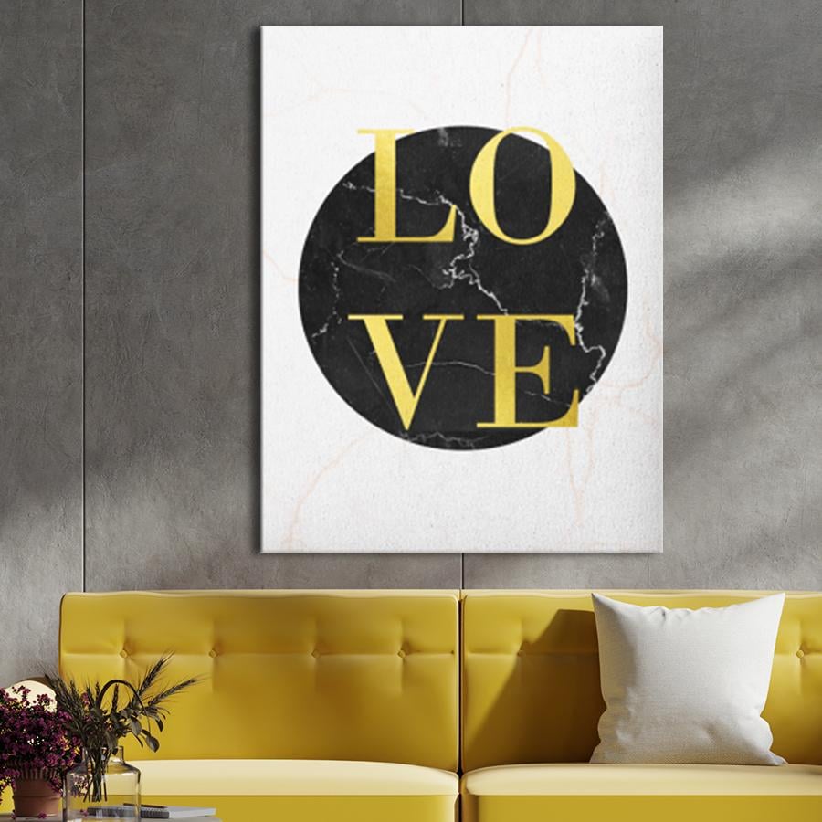 Картина для интерьера Любовь в золоте 107x80 см (P0405)