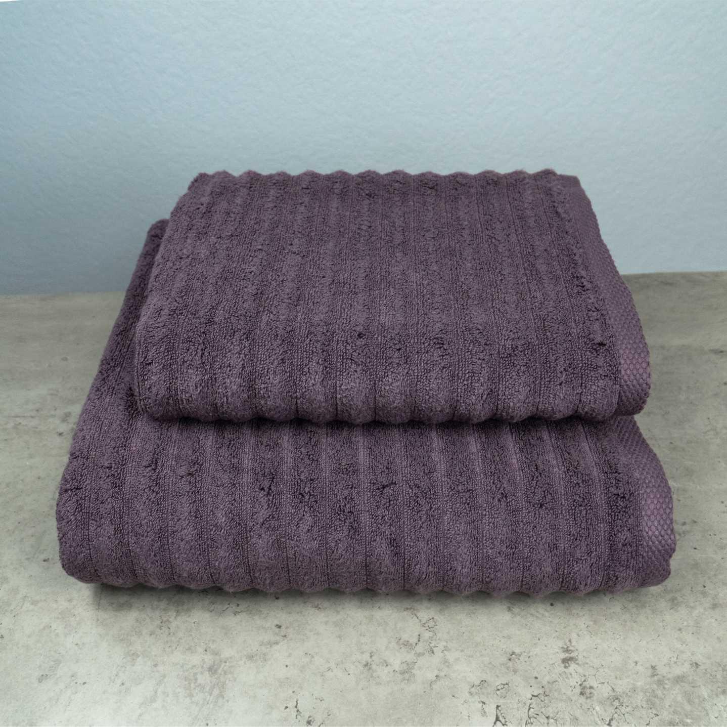 Набор полотенец GM Textile Зеро Твист 2 шт. 50x90 см/70x140 см Виноградный (550-2k-zt-vinograd)