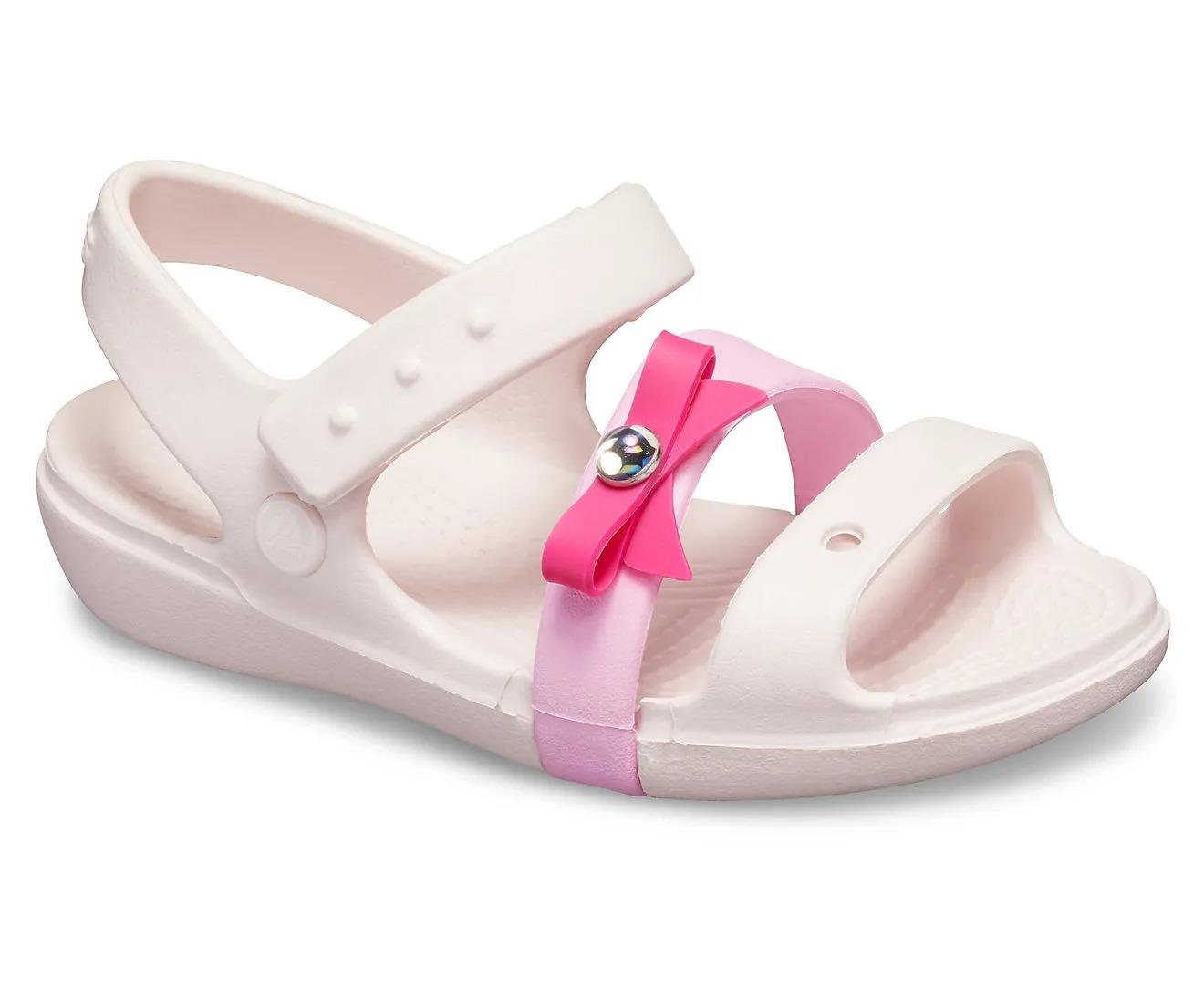 Сандалии детские Crocs Keeley Charm Barely р. 27 17,5 см Pink - фото 2