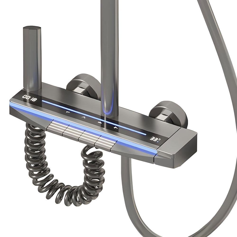 Розумний душ iHunt C15 з LED-дисплеєм 4 режимами регулювання температури та тиску - фото 3