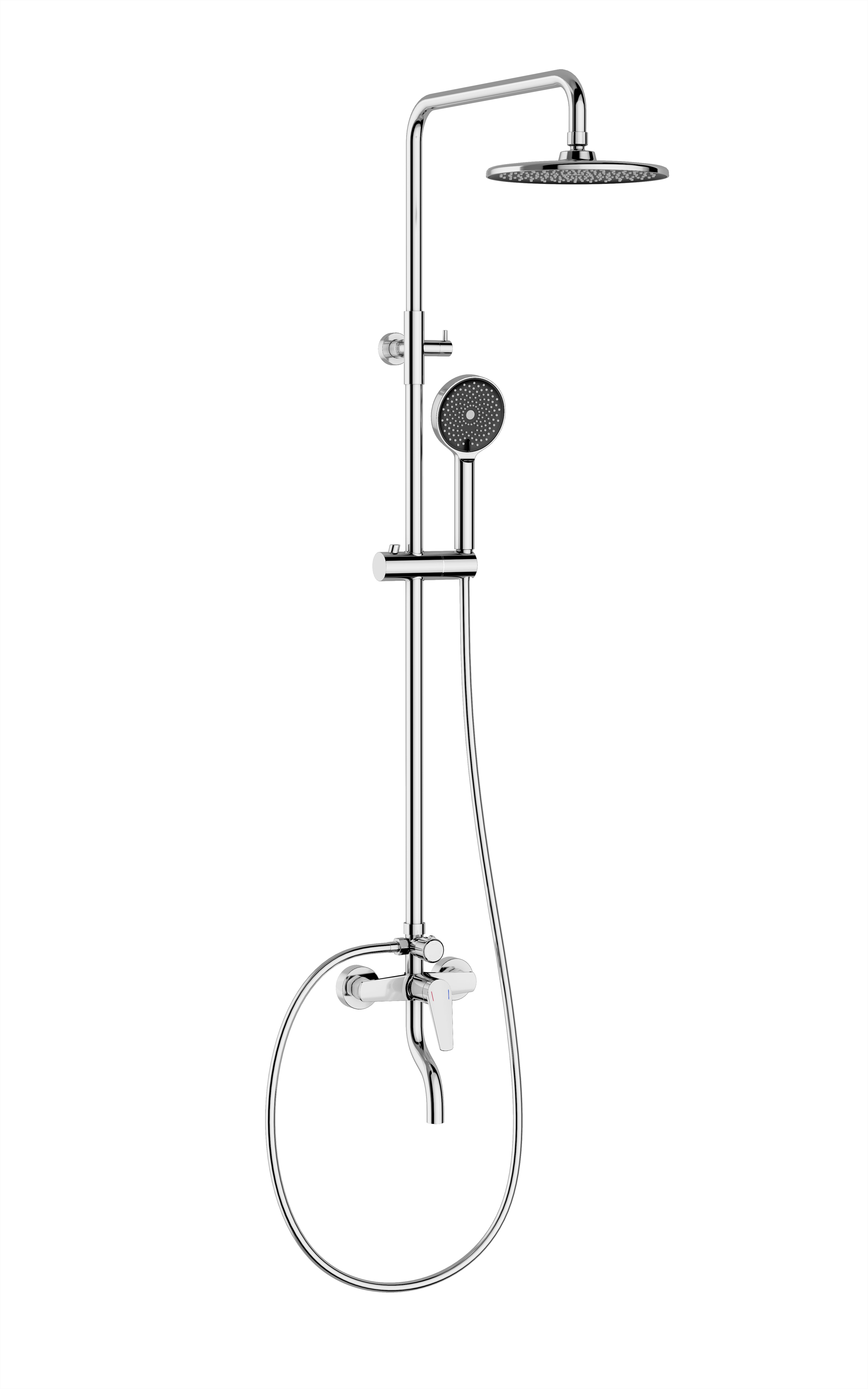 Душевая система FADO Garda d 30 мм d 22 Хром (FD-MIX05033C)