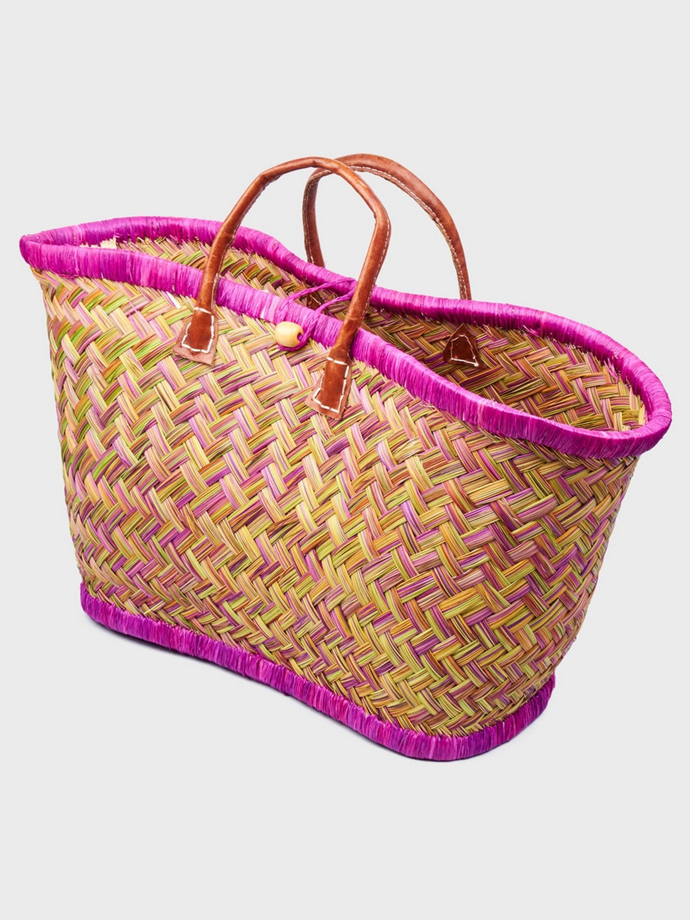 Пляжная сумка LE COMTOUR DE LA PLAGE Aravola MM Tutti 145 Фуксия - фото 2 Пляжная сумка LE COMTOUR DE LA PLAGE Aravola MM Tutti 145 Фуксия - фото 2