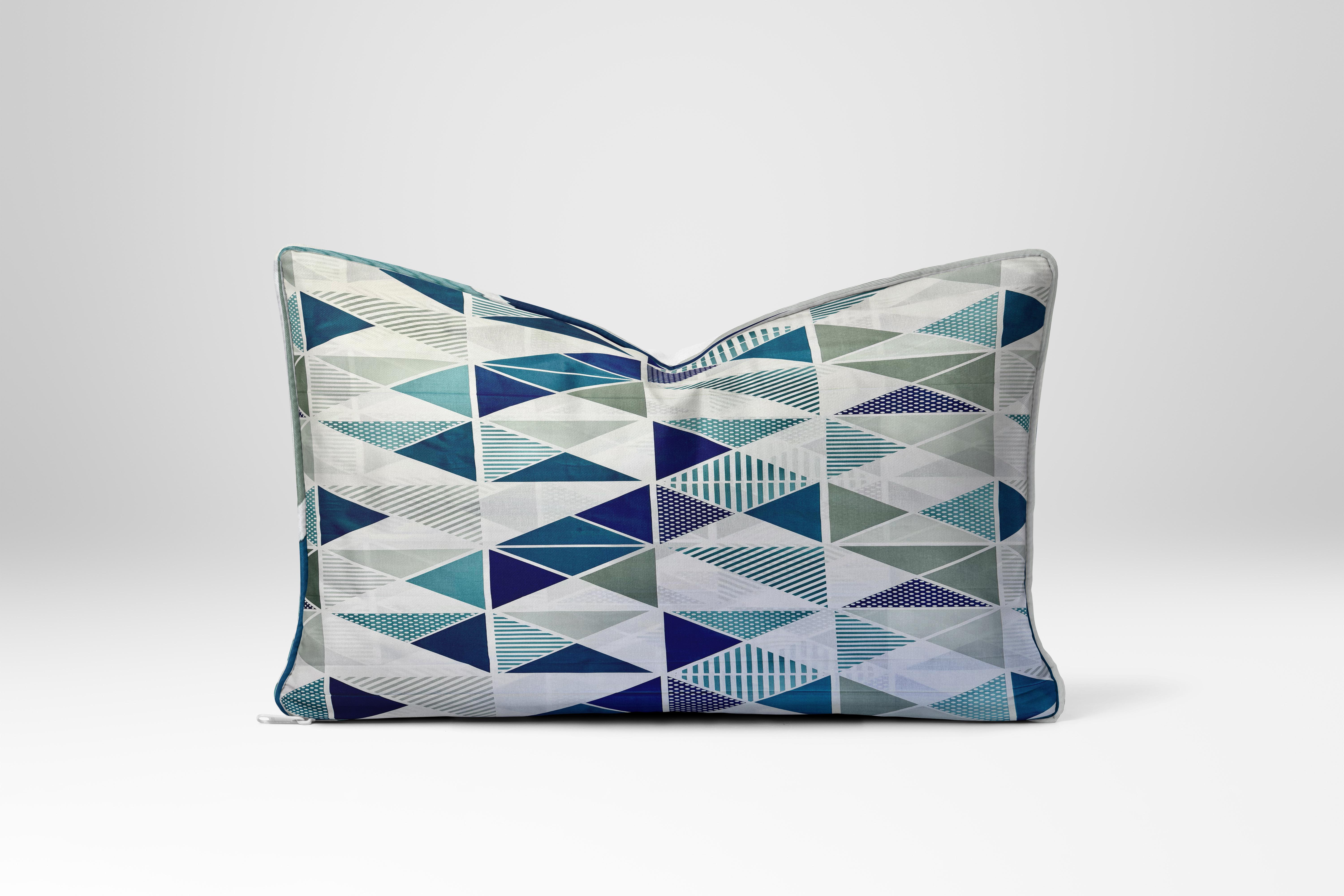 Наволочки Strange triangles із бязі 40х60 см 2 шт. (GLux-0201ST/40x60)