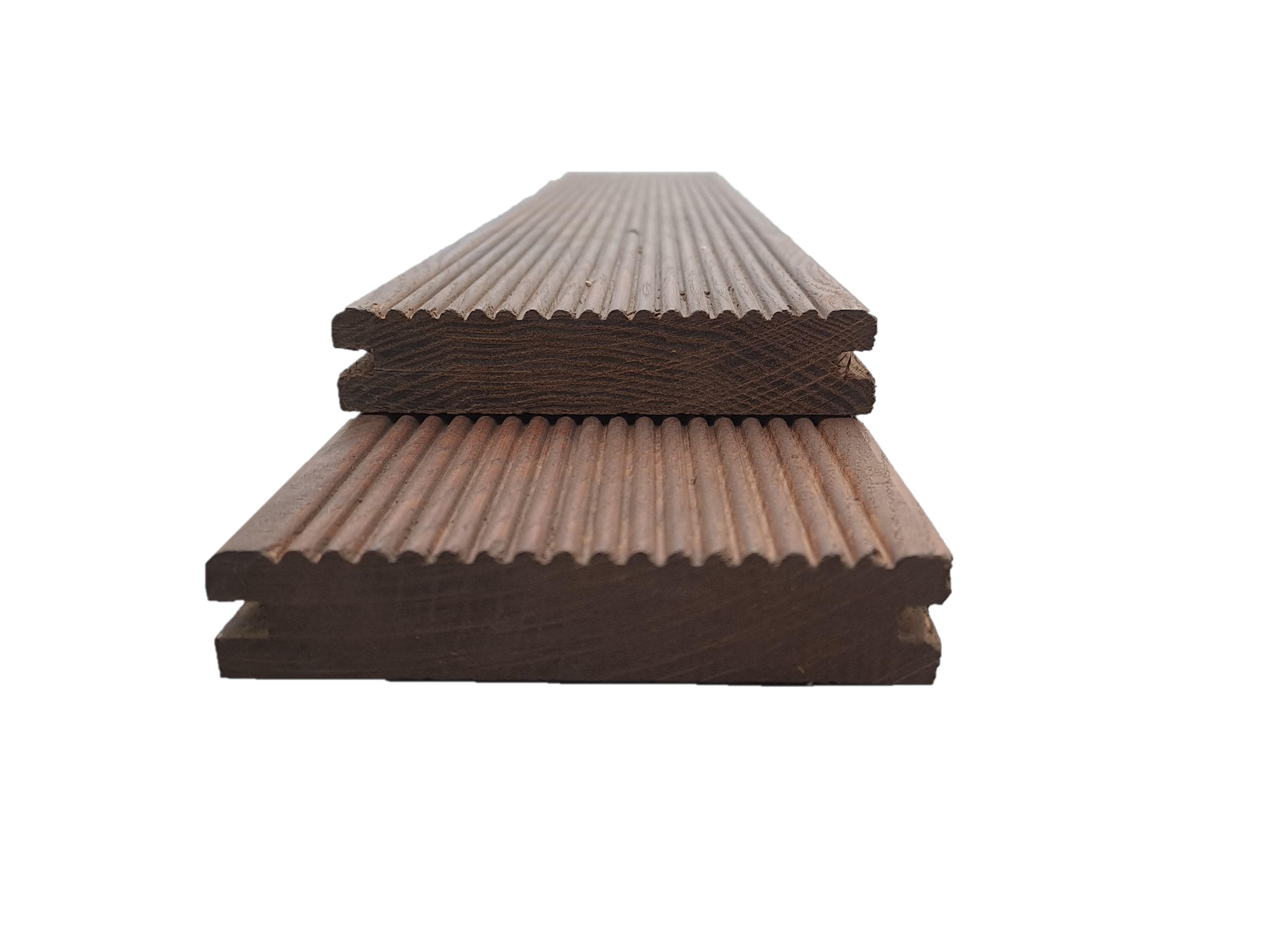 Терасна дошка Дизайн 1 термоясень 20х100 мм (13717833)