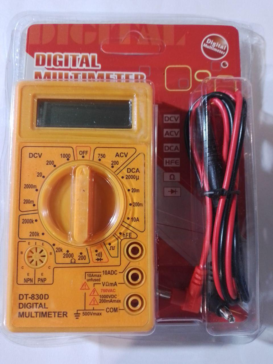 Мультиметр DT-830 D Помаранчевий