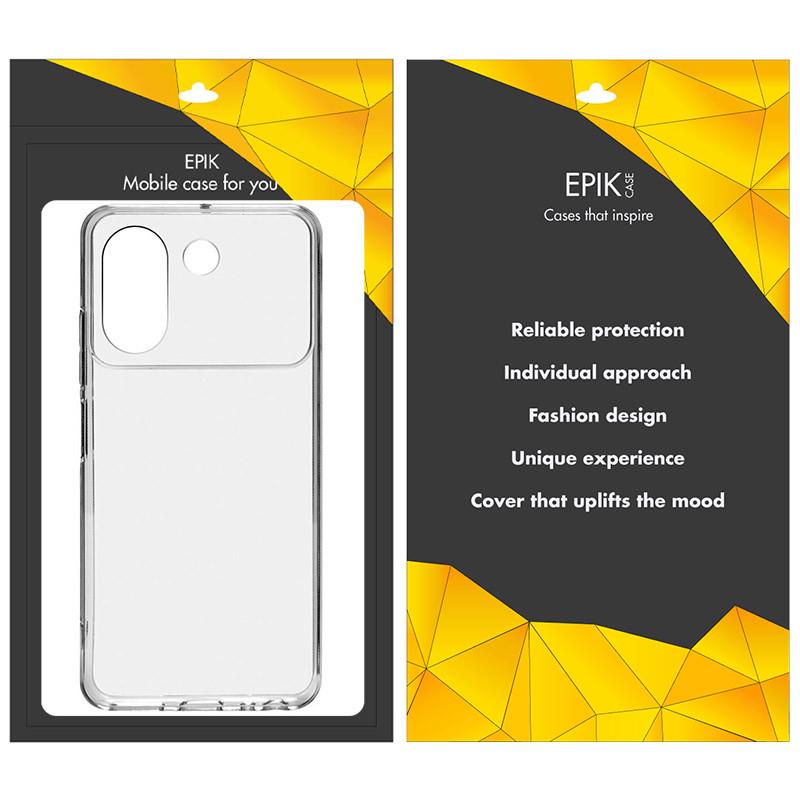 Протиударний TPU чохол Epic Transparent 1,5mm для ZTE Blade A54 4G Безбарвний (прозорий) - фото 3