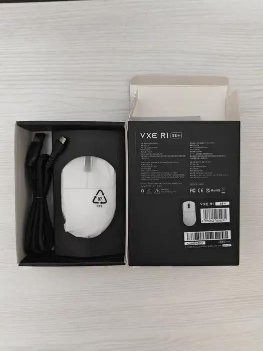 Мышь беспроводная VGN VXE R1 SE+ PixArt PAW3395SE White - фото 3 Мышь беспроводная VGN VXE R1 SE+ PixArt PAW3395SE White - фото 3