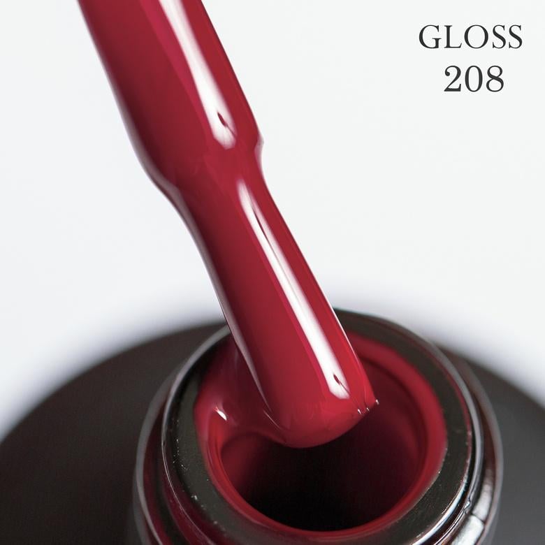 Гель-лак GLOSS 208 11 мл Приглушенный красный (79543) Гель-лак GLOSS 208 11 мл Приглушенный красный (79543)