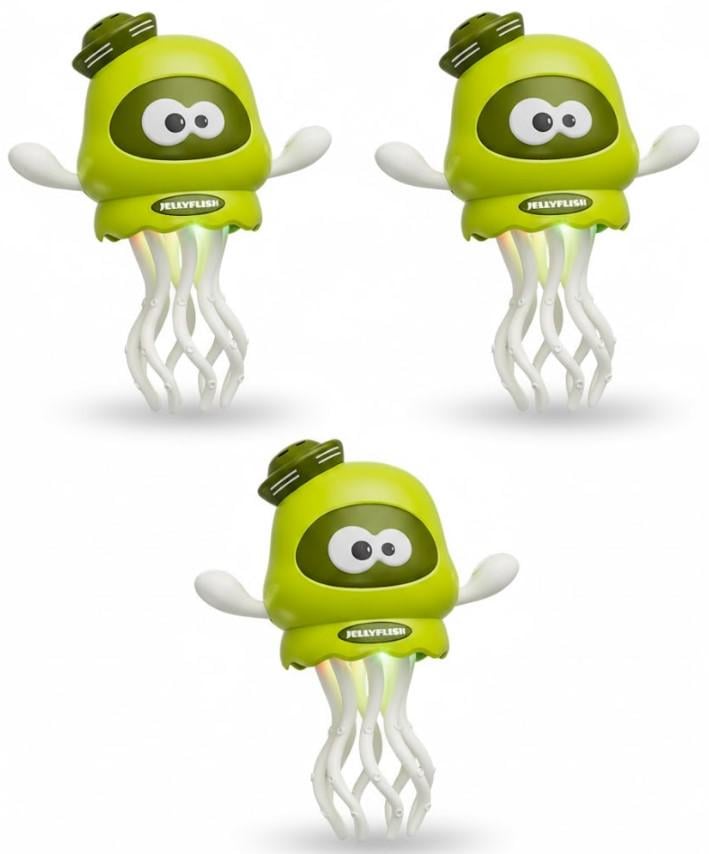 Набір дитячих іграшок Dancing Octopus Танцюючий Восьминіг 3 шт. 11 см Зелений (2104618773) - фото 1 Набір дитячих іграшок Dancing Octopus Танцюючий Восьминіг 3 шт. 11 см Зелений (2104618773) - фото 1