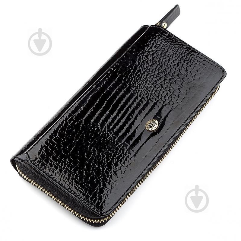 Кошелек женский ST Leather S7001A кожаный Черный (18437)