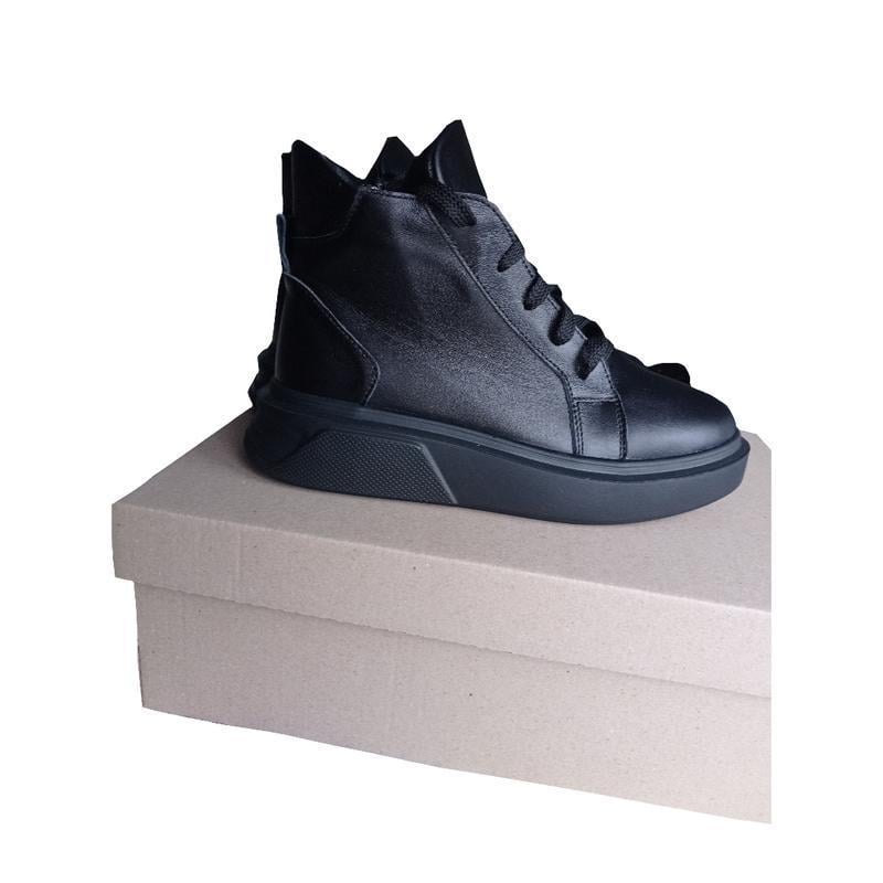 Ботинки женские кожаные Ailinda р. 36 Черный (684-2М) - фото 4 Ботинки женские кожаные Ailinda р. 36 Черный (684-2М) - фото 4